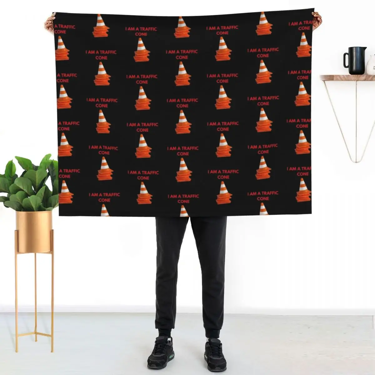 I am a traffic cone Throw Blanket Tourist Summer Polar Luxury St Giant Sofa wednesday Blankets
