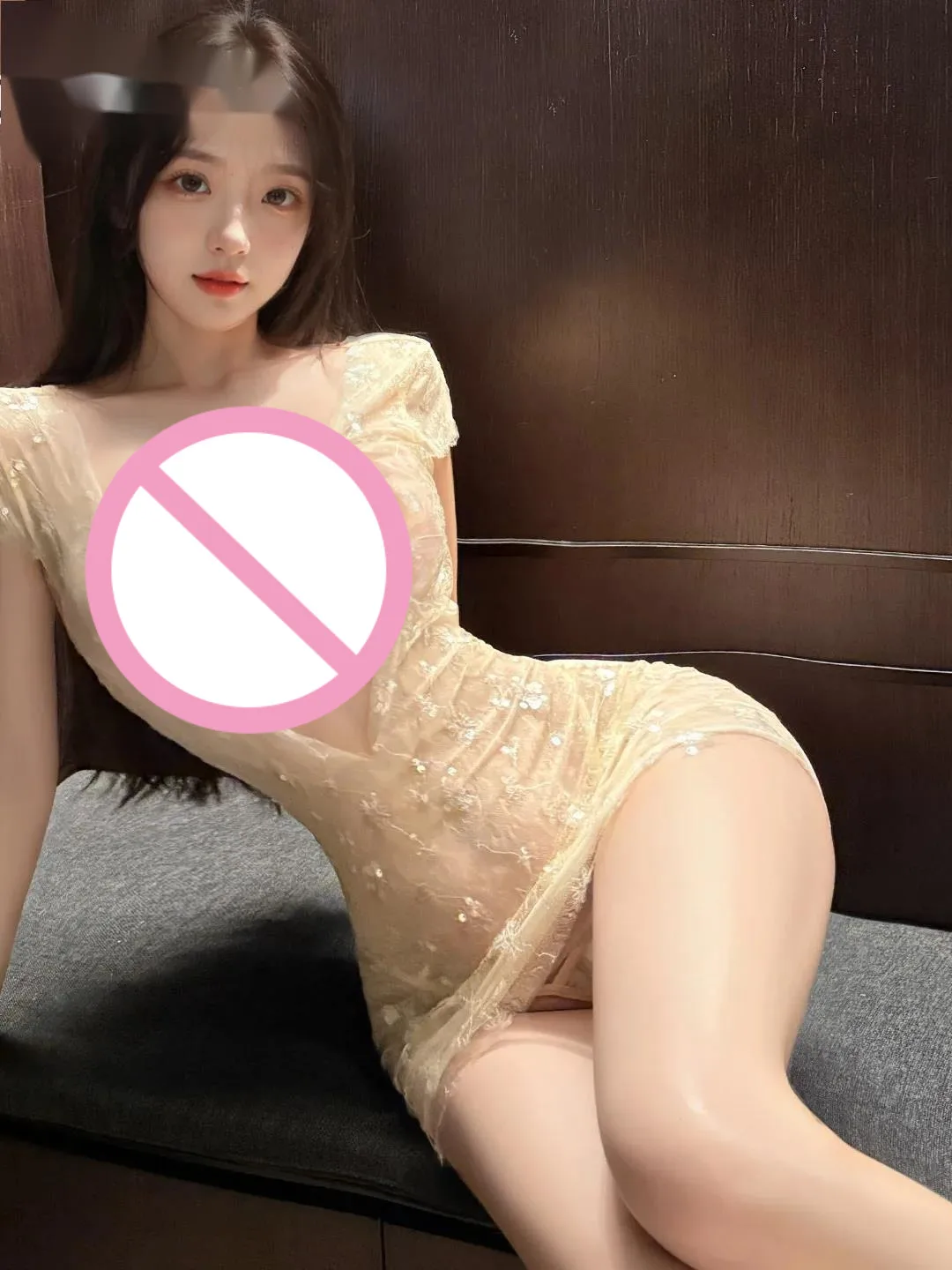 New Sexy Women's Sexy Transparent  Hot Shiny Nightclub Wear Hollow Floral Dress Backless Deep V Suspenders Sleeveless Dress 6L5O