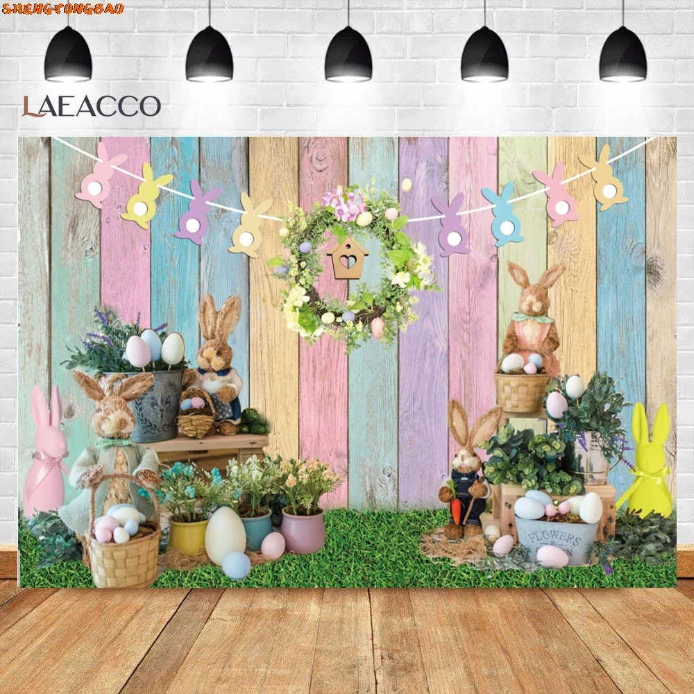 Photo Backdrop Autumn Farm Haystack Flower Easter Eggs Newborn Baby Child Shoot Photography Background Photocall Photo Studio