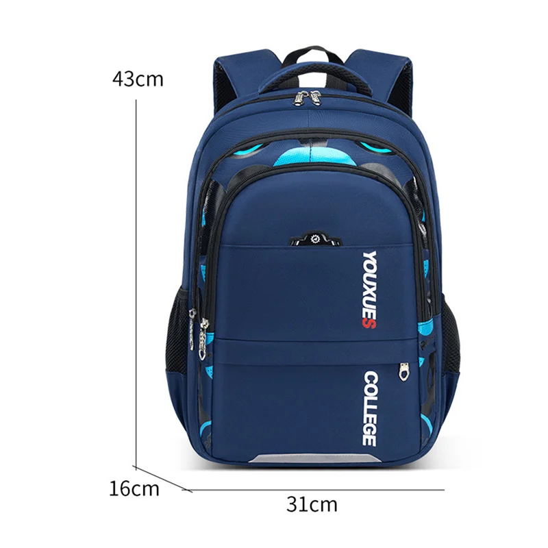 2023 New Children School Bags Kids Backpack In Primary Schoolbag For Teenager Boys Waterproof Backpacks Book Bag Mochila