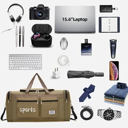Bolsa de viaje táctica para senderismo, camping y gimnasio fitness