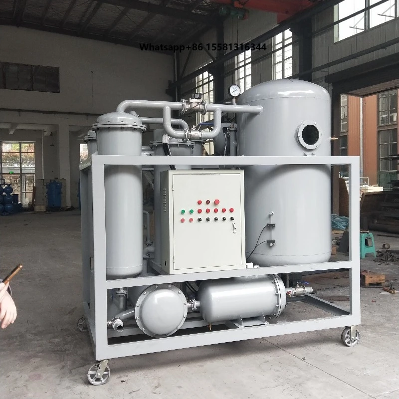 Vacuum Oil Water Separator Steam Turbine Oil Centrifuge Purifier
