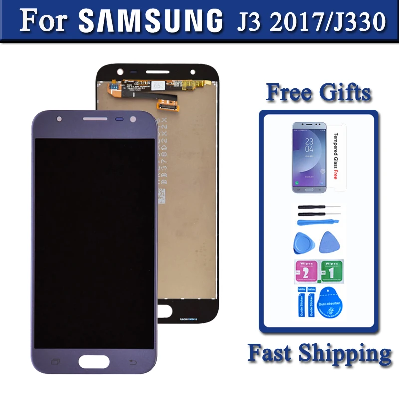 

Original J330 Lcd For Samsung Galaxy J3 2017 J330 J330F J330G LCD Display And Touch Screen Digitizer Assembly J3 Pro 2017