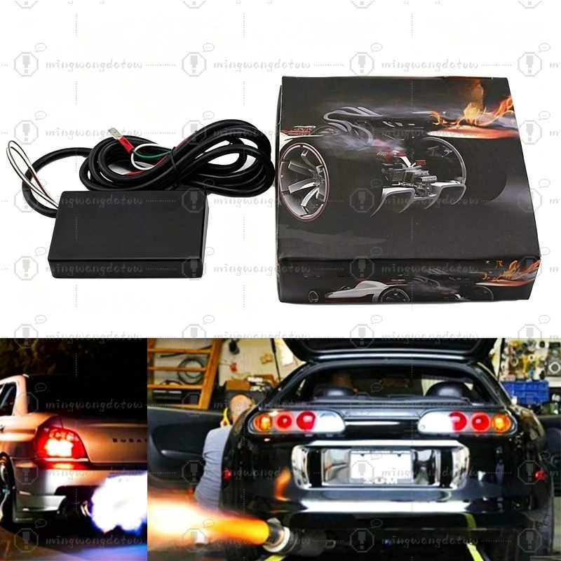 Universal Car Exhaust Pipe Flame Spitfire Device Dragon Spitfire Tip Auto Exterior Modification Parts For Racing Car Styling