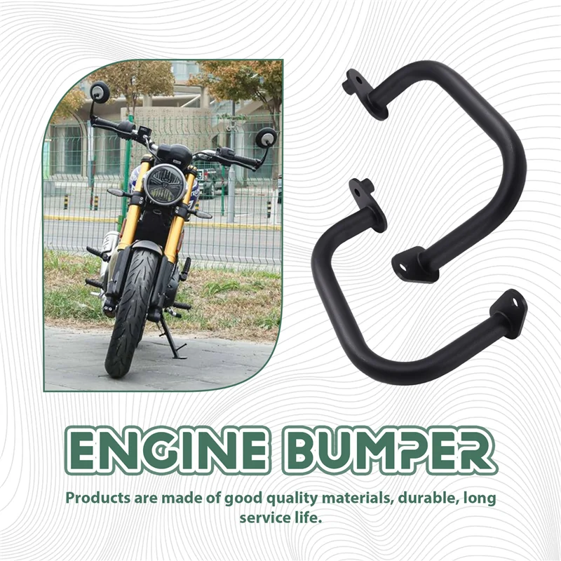 

Motorcycle Engine Crash Guard Bumper Protector Bar For Triumph Speed 400 Scrambler 400X 2024