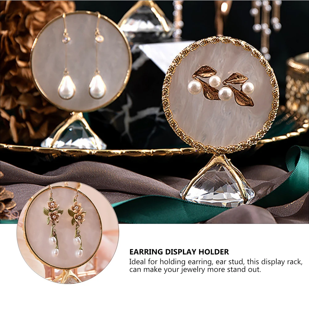 

1pc Creative Earring Display Stand Rack Organizer For Home Jewelry Shop Use Durable Luxury Decoration Stand Out Earrings