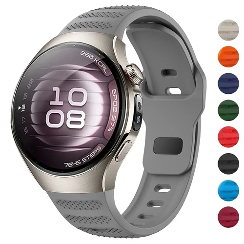 Correa de reloj de silicona suave sin huecos para Huawei Watch 5 42MM 46MM pulsera deportiva Bnad para Huawei Watch 5 correas de reloj