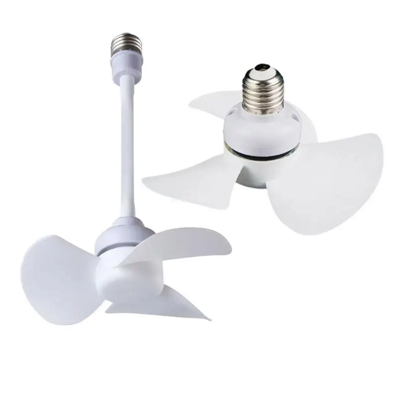 Small Modern Ceiling Fan 10W 1000r/min 3 Fan Leaf E27 Mount for Dorm Office Home Dropship