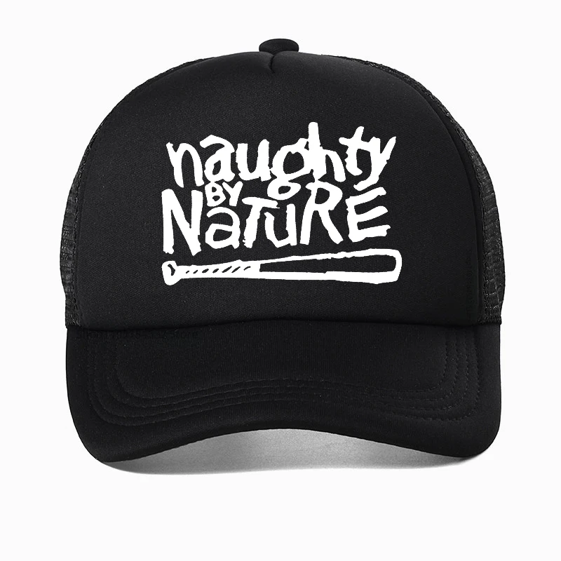 Naughty By Nature Hip Hop Rapper hat For Men Fashion Brand Men\'s Baseball Cap cool Rapper rock Dad hat Summer Mesh Bonnet