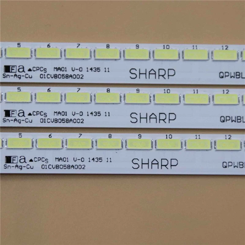 Striscia di retroilluminazione a LED per barre VIZIO E701I-A3E innotek 70INCH 7030PKG 64EA REV0.1 Kit fasce per nastro SONY KDL-70R550A KDL-70R520A