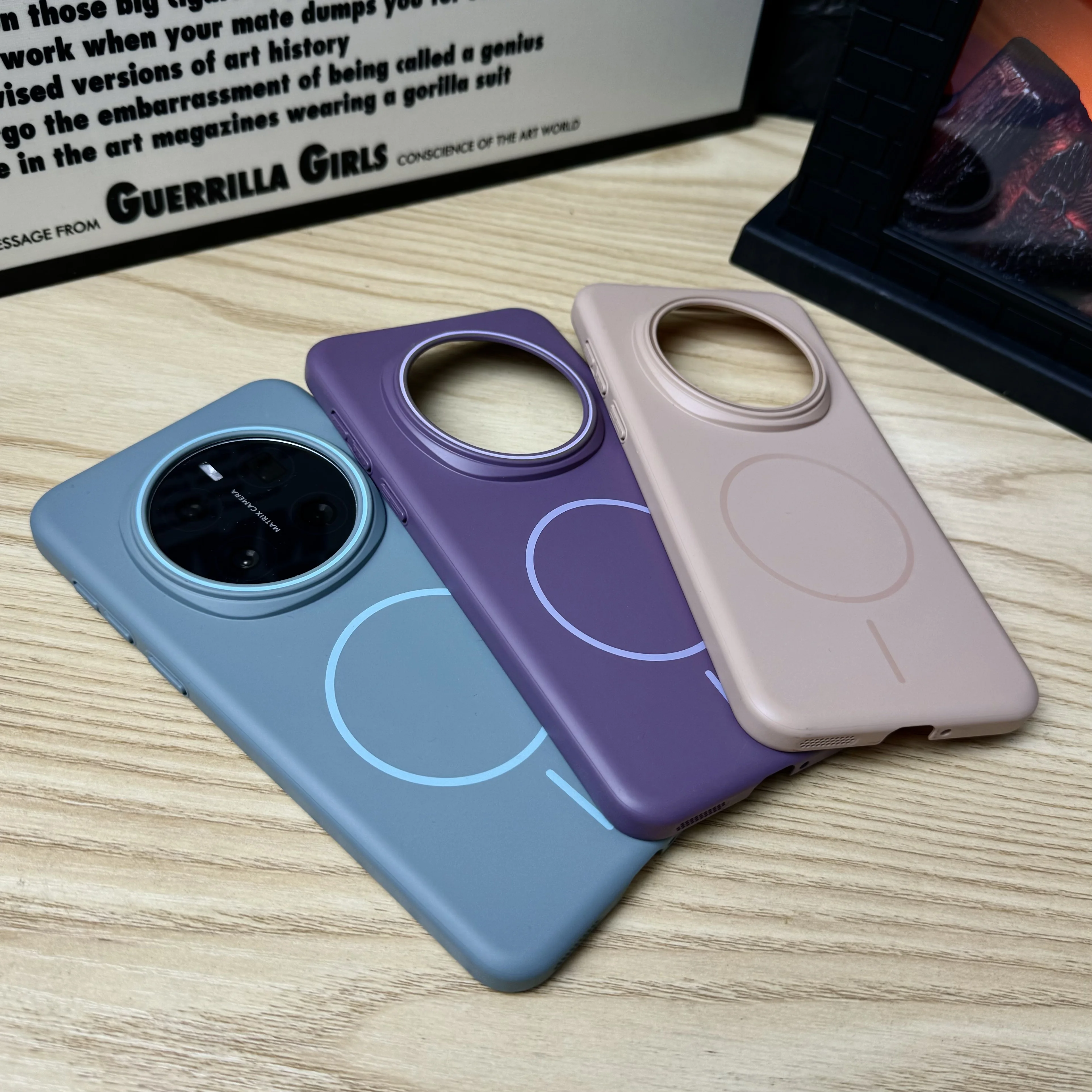 حافظة أصلية لهاتف Magsafe صلبة مغناطيسية ملونة لهاتف هواوي هونور 400 ماجيك 7 لايت شحن لاسلكي غطاء رفيع للغاية غير لامع #6