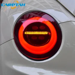 Car LED Taillight Tail Light For Volkswagen Beetle Coupe 2006-2012 LED Rear Running Light+ Brake Lamp+ Dynamic Turn Signal