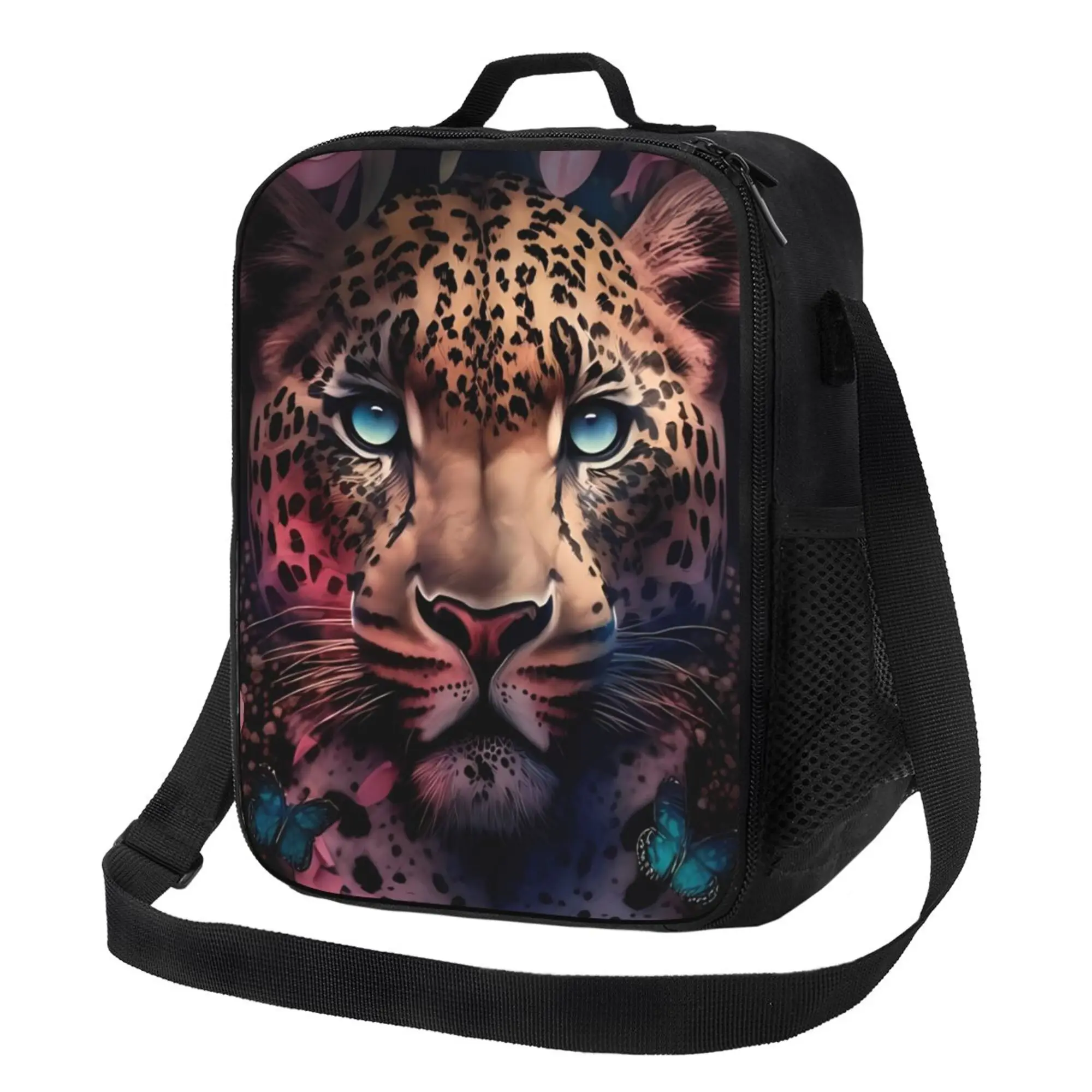 

Leopard Pattern, Portable Reusable Cooler Bag, Insulated Lunch Bag, Essential for Camping Picnic Beach, Suitable for Home,
