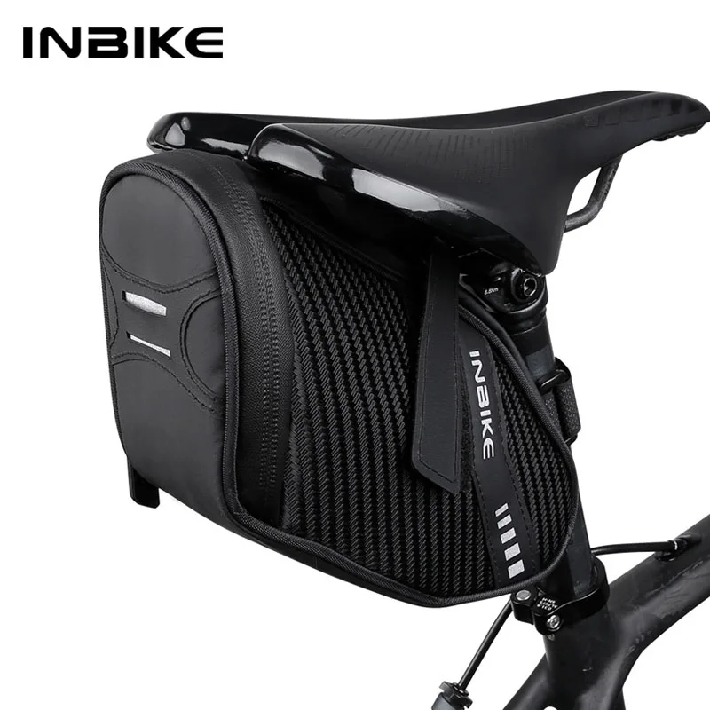INBIKE Borsa per sedile posteriore per bicicletta impermeabile Borsa per coda Borse da sella Cestino per mountain bike Bikepacking Borsa per bici da strada Accessori per biciclette