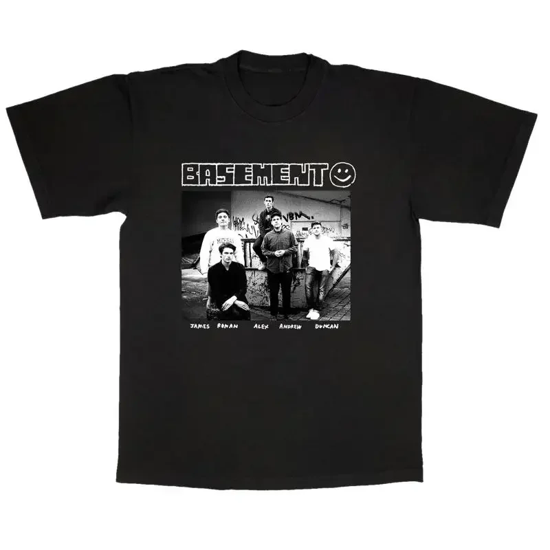 Basement Band Music Lover Retro T Shirt Cotton Black All Size For Men Sg257