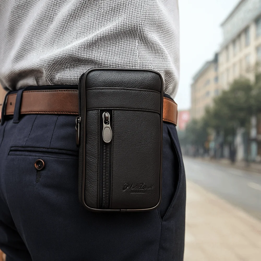 

Large Capacity Mobile Phone Pouch Case Multi-layer Waterproof Phone Belt Clip Case Multifunctional Sports