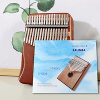 Portable Kalimba Learning Book Lightweight Portable Music Elements Thumb Piano Text Music Book for Beginner Kid Gift