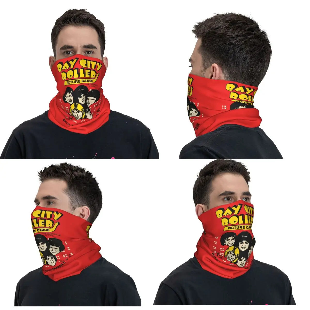 

Bay City Rollers Music Band Bandana Neck Gaiter Printed Magic Scarf Multifunction Face Mask Unisex Adult Winter