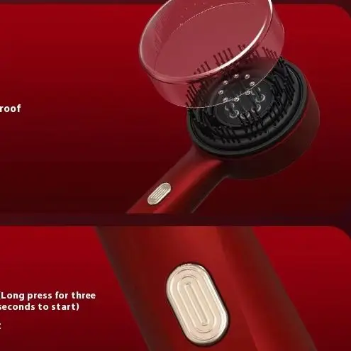 

US Stock Electric Massage Comb with Vibration Red Light Therapy Scalp Brush Hair Growth Anti-Hair Loss Liquid Oil Applicator