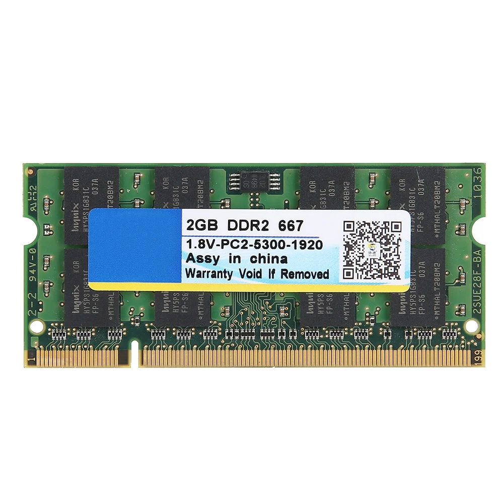 xiede DDR2 667MHz 2GB 200Pin for Laptop Motherboard Memory RAM for intel / AMD