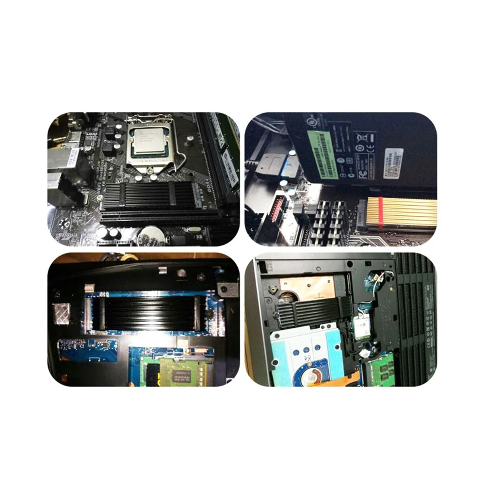 Heat Sink M.2  State Drive Heat Sink M.2 2280 SSD Radiator M.2 SSD Cooling Vest Black M.2 2280 SSD Radiator Radiator