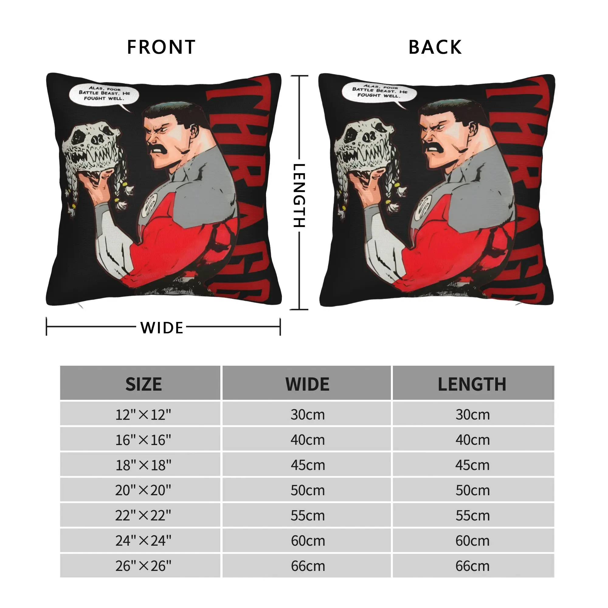 Regent Of The Empire Invincible Pillow Case  Retro Trendy Pillow Cover Comfy Pillowcases For Chair Sofa Home Decor
