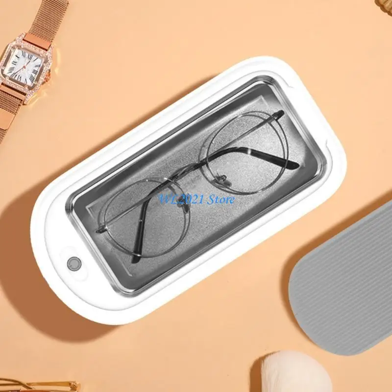 G5GC Portable Cleaner Box Low Noise Jewelry Eyeglass Cleaner Mini Machine
