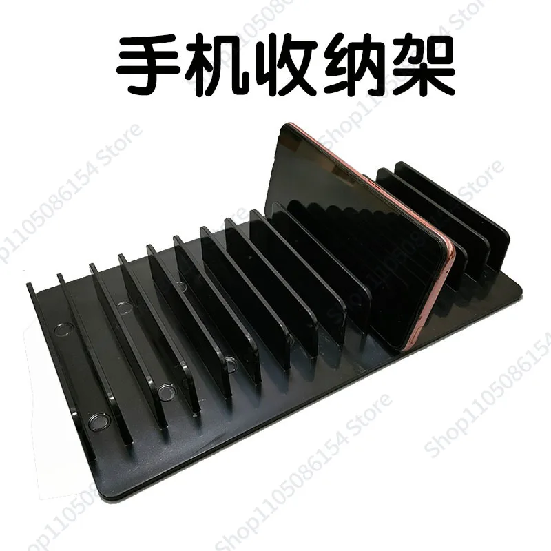 Multiple ports, multiple mobile phones, storage shelf bracket, desktop, multiple tablet placement racks, 15-position bracket