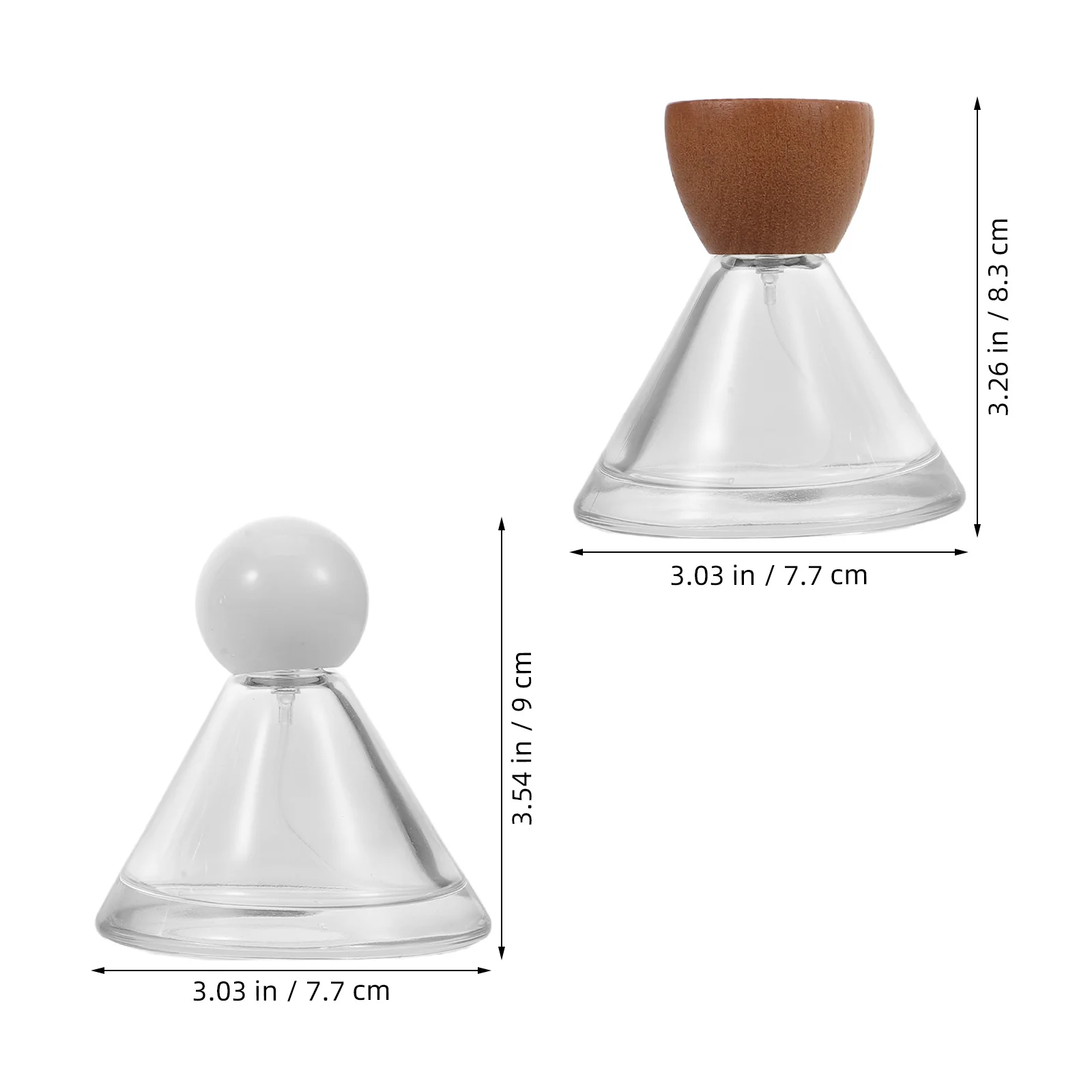 3 pçs 50ml conjunto de atomizador perfume vidro recarregável mini garrafas viagem névoa fina spray decorativo fragrância dispensador elegante