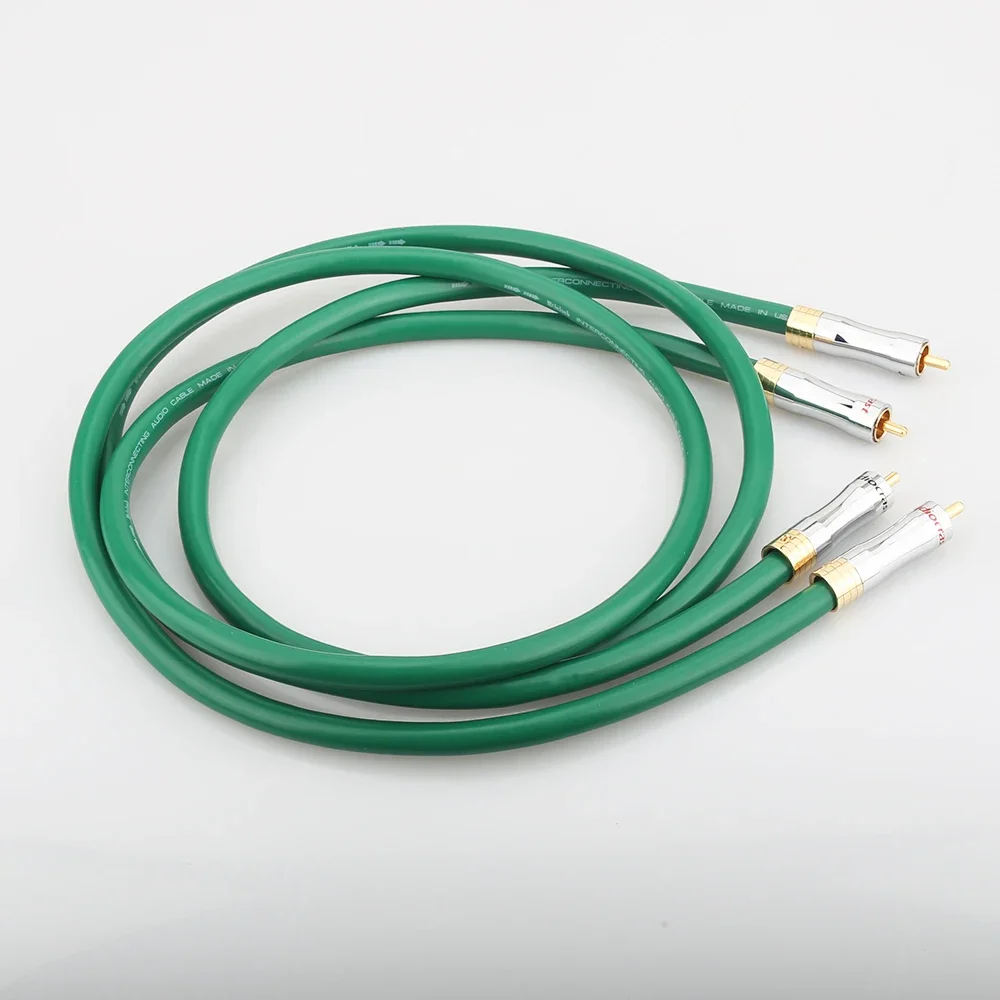 Audiophile HiFi RCA Interconnect Cable 99.998% Pure Copper for MCINTOSH 2328 High-End Sound Quality RCA to RCA Audio Cable