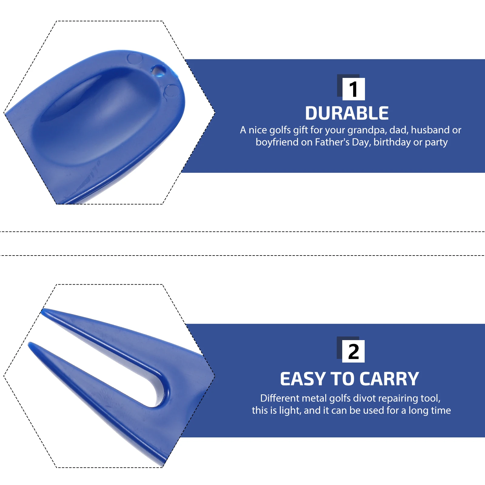 

30Pcs Portable Golf Divot Tool Rugged Plastic Grass Repair Fork for Outdoor Lawn Maintenance Easy Storage Solution