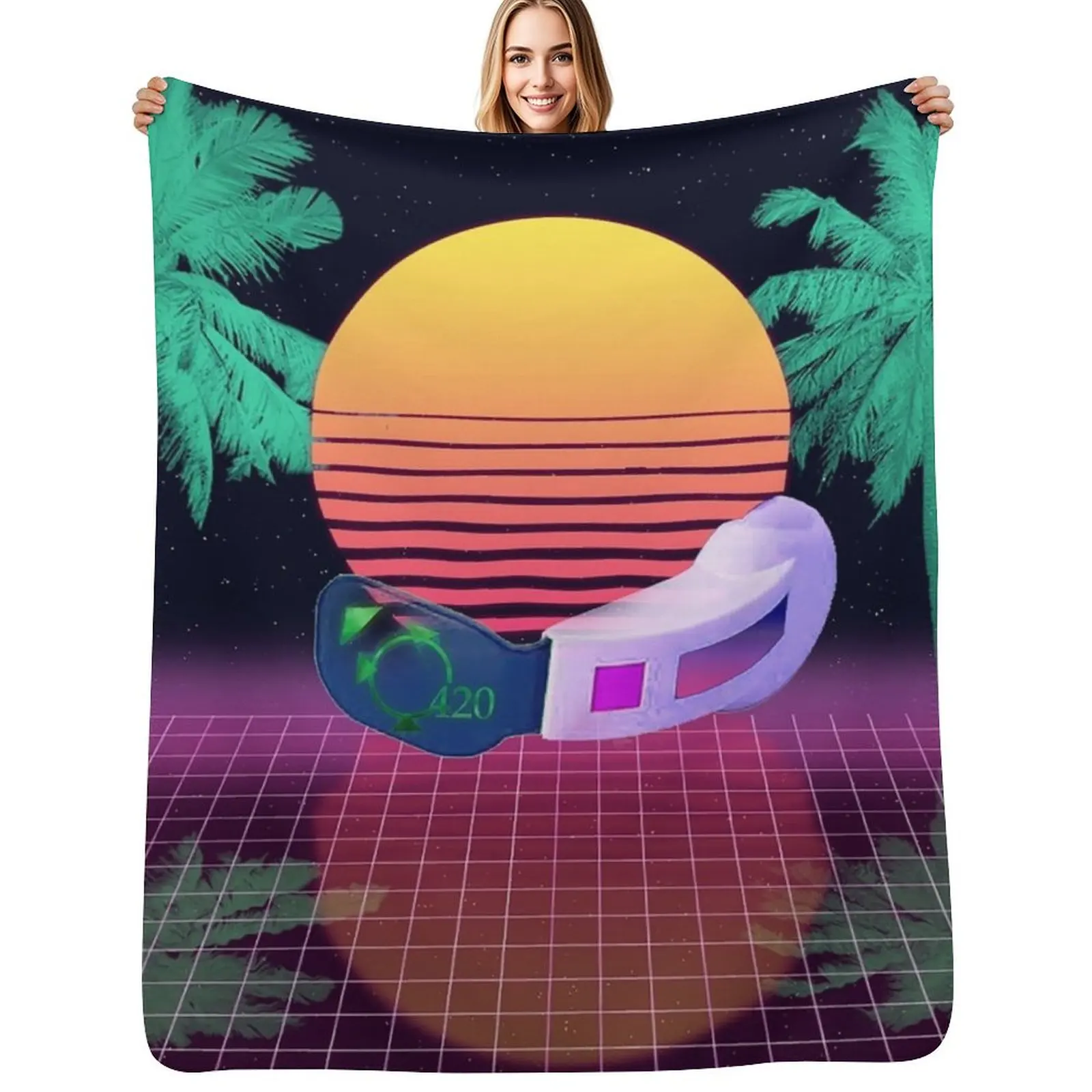 Vapo Scout Throw Blanket Warm Winter beds Luxury Thicken Plaid for babies halloween Blankets