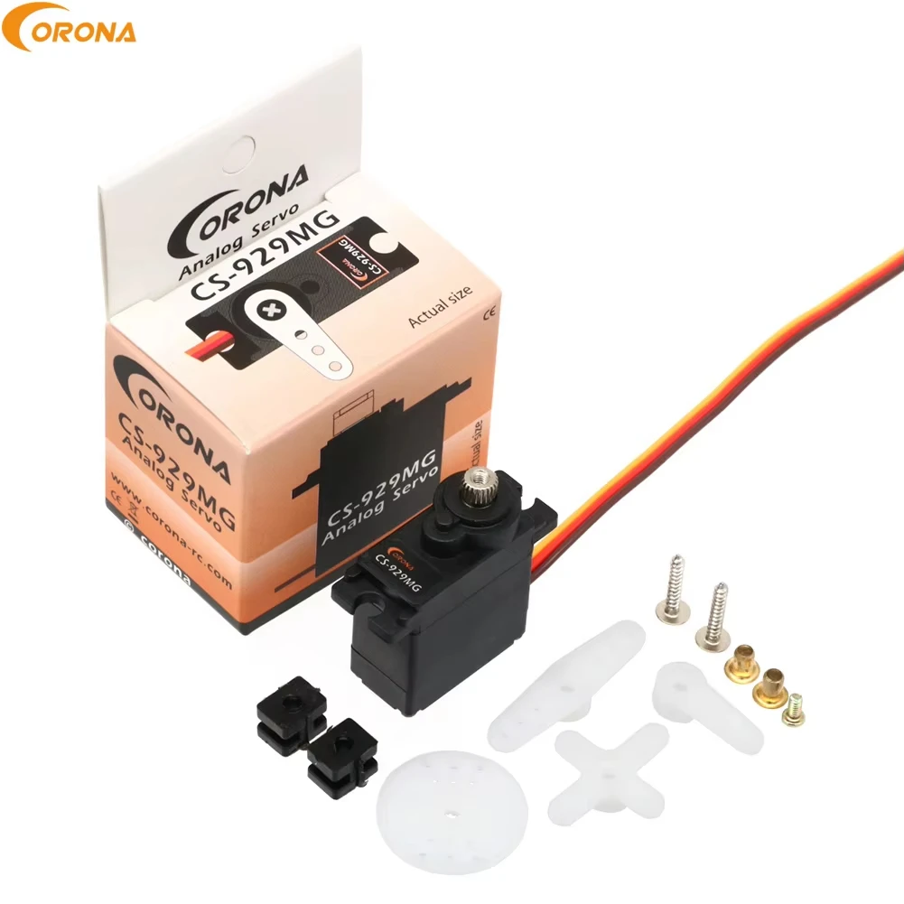 

Corona CS929MG CS 929MG CS-929MG 2.0kg/ 0.11sec /12.5g/Metal Gear Servo For driving flight Airplane 450 RC Helicopter