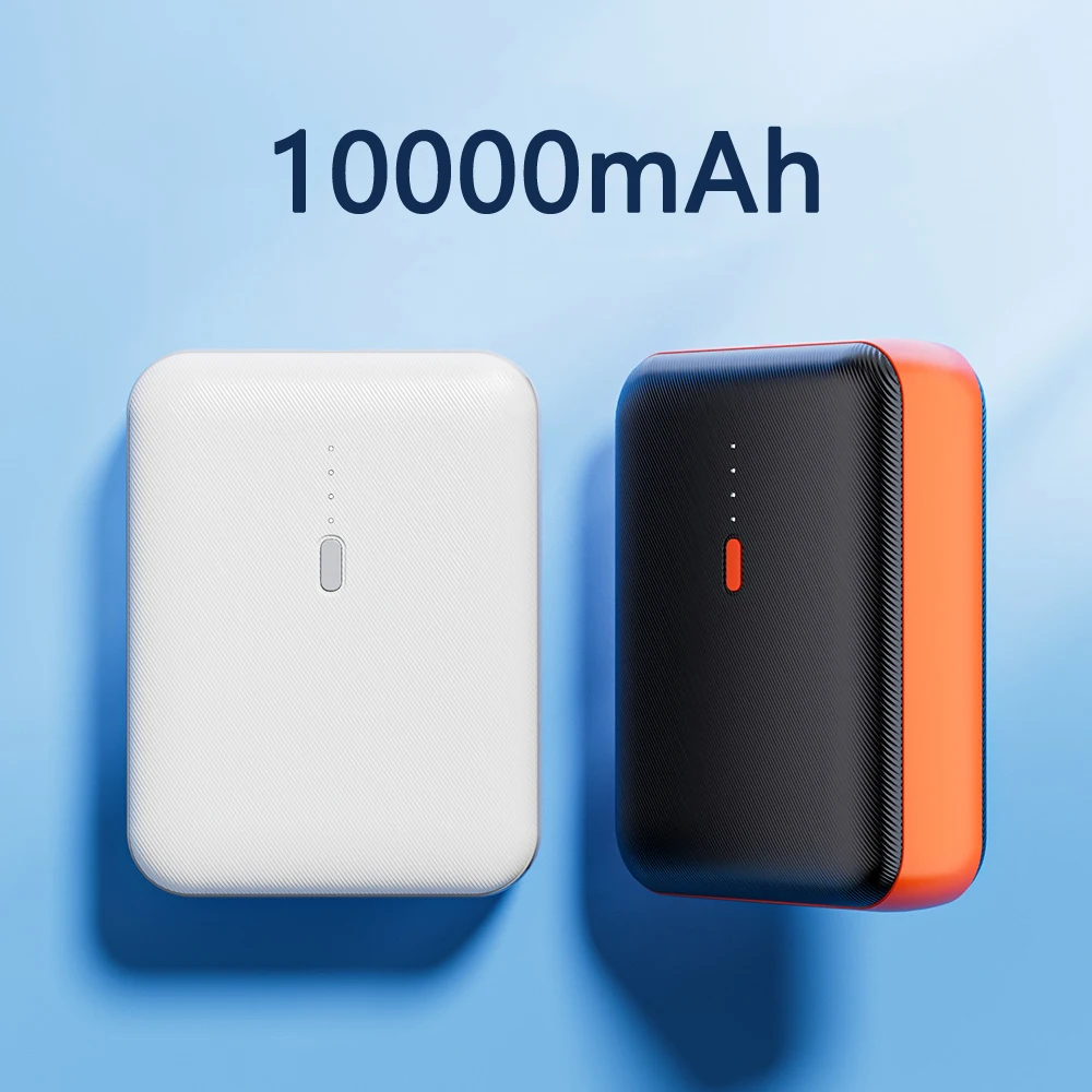 Mini Power Bank 10000mAh Portable Charging PowerBank 10000 mA USB Type C PoverBank External Battery Charger For iPhone 15 Xiaomi