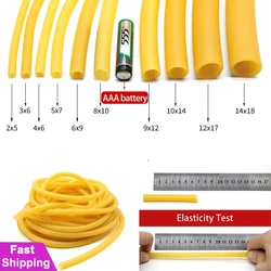 1~10m Nature Latex Rubber Hoses ID 1.6~18mm Surgical Medical Speargun Band Slingshot Catapult Tube Rubber Hose Tension Belt