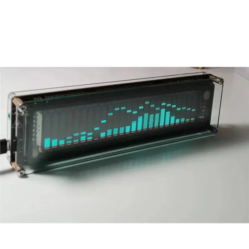 Ak2515v3 VFD Music Audio Spectrum Indicator Adjustable AGC Mode/Amplifier Board/VU Meter/Precision Clock Level-Y41A