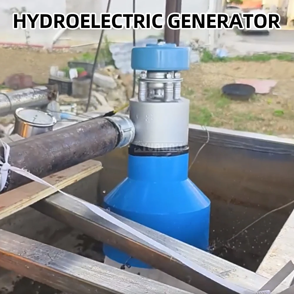 400W 220V Portable Hydroelectric Generator, Power Supply for Lighting, TV, and Computer for Home & Outdoor