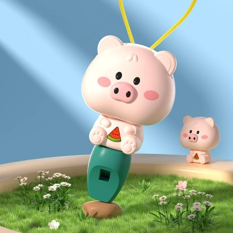 Y4QA Colorful Cartoon Toy for Children Play Train Mouth Muscles Promote Sound Perception Hand Eye Coordination Toy