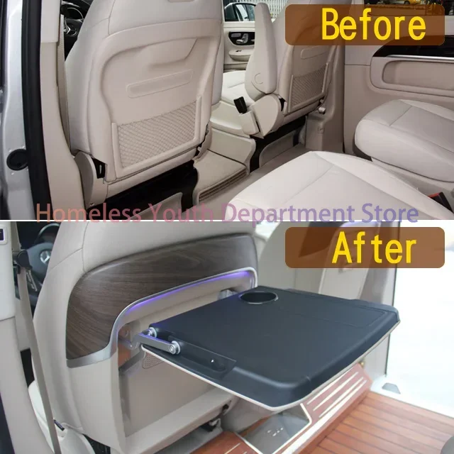 Car folding table wireless charging cup holder Folding table  V250 V260  w447  V-CLASS