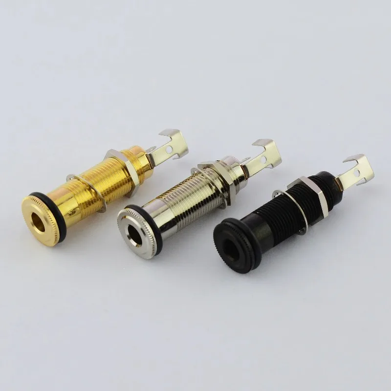 For Pure Copper, Electric Guitar, Electric Bass, Closed Long Jack, Audio Output Jack, Three-dimensional Jack