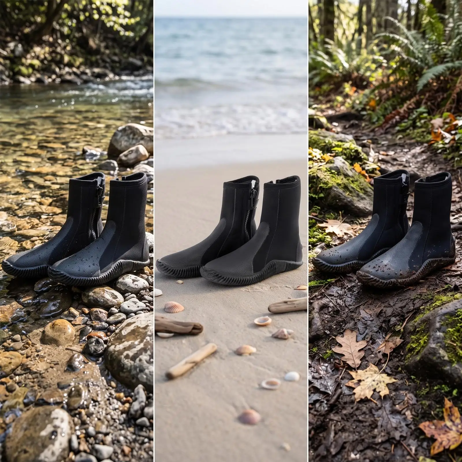 Diving Boots Dive Booties Thick Water Shoes for Surfers, Surfing