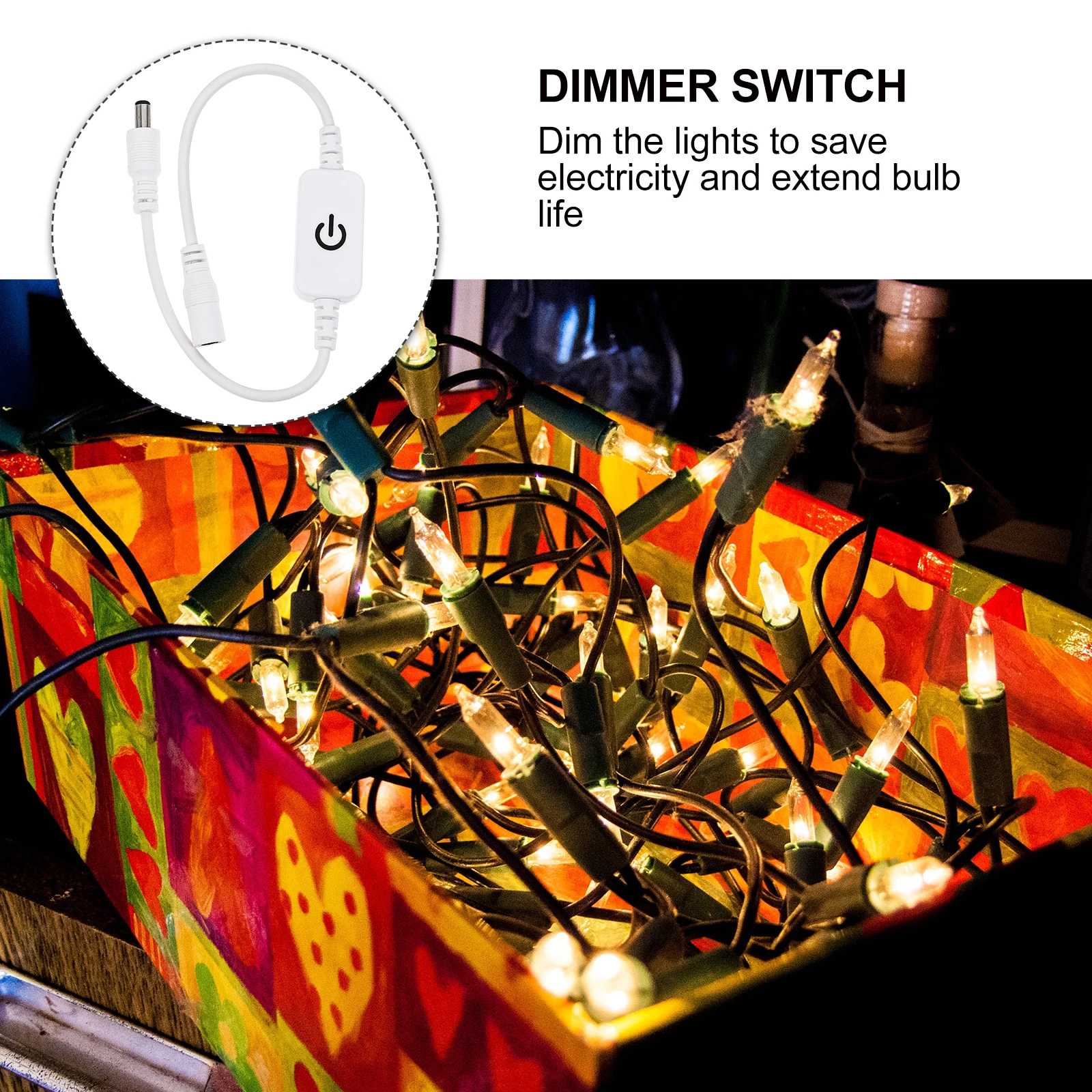 

LED Touch DC Connector 50W Touch Light Control Brightness Adjustment Night Light Smart Switch