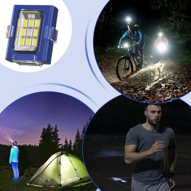 Hoedclip Koplamp Buitenhoed Clip Koplamp Ingebouwde 300mAh batterij USB Helder licht voor vissen Kamperen Wandelen Reizen