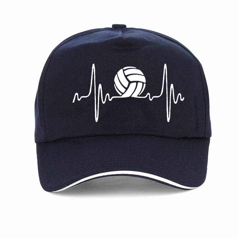 Heartbeat Volleyballs Harajuku pop Baseball Cap fashion Volleyballs athlete sunhat Casual Adjustable Snapback Hats bonnet