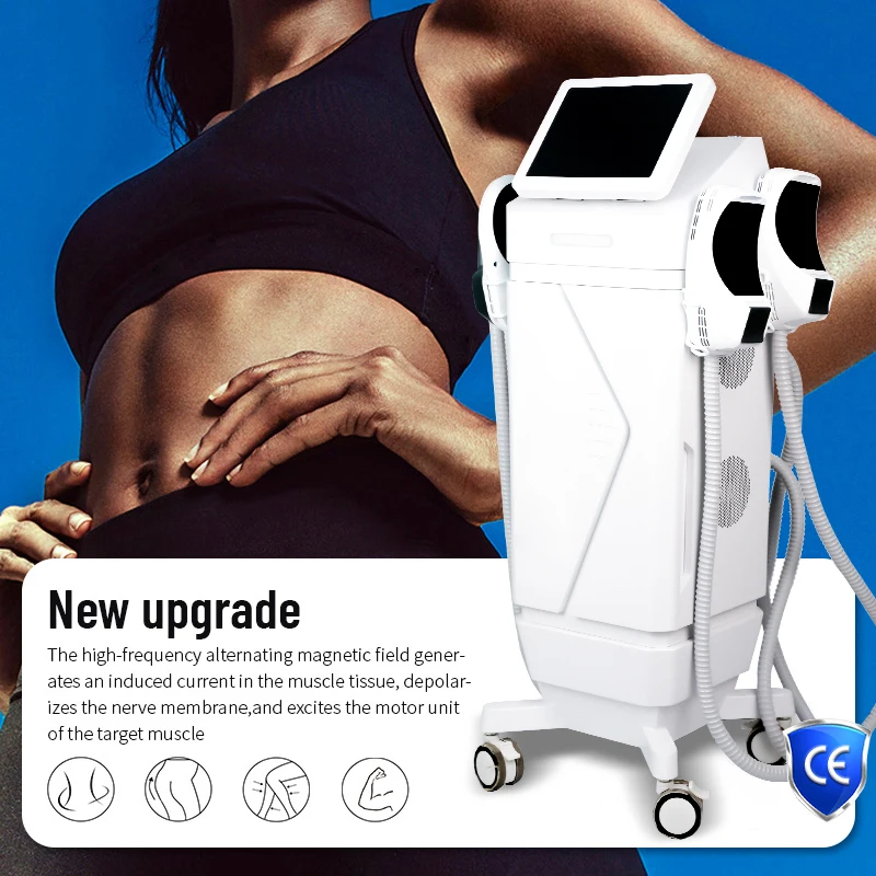 Salon EMS Machine Electronic Muscle Stimulator Beauty Equipment for Home Use Face Lifting Device ABS Material Portable 2in1