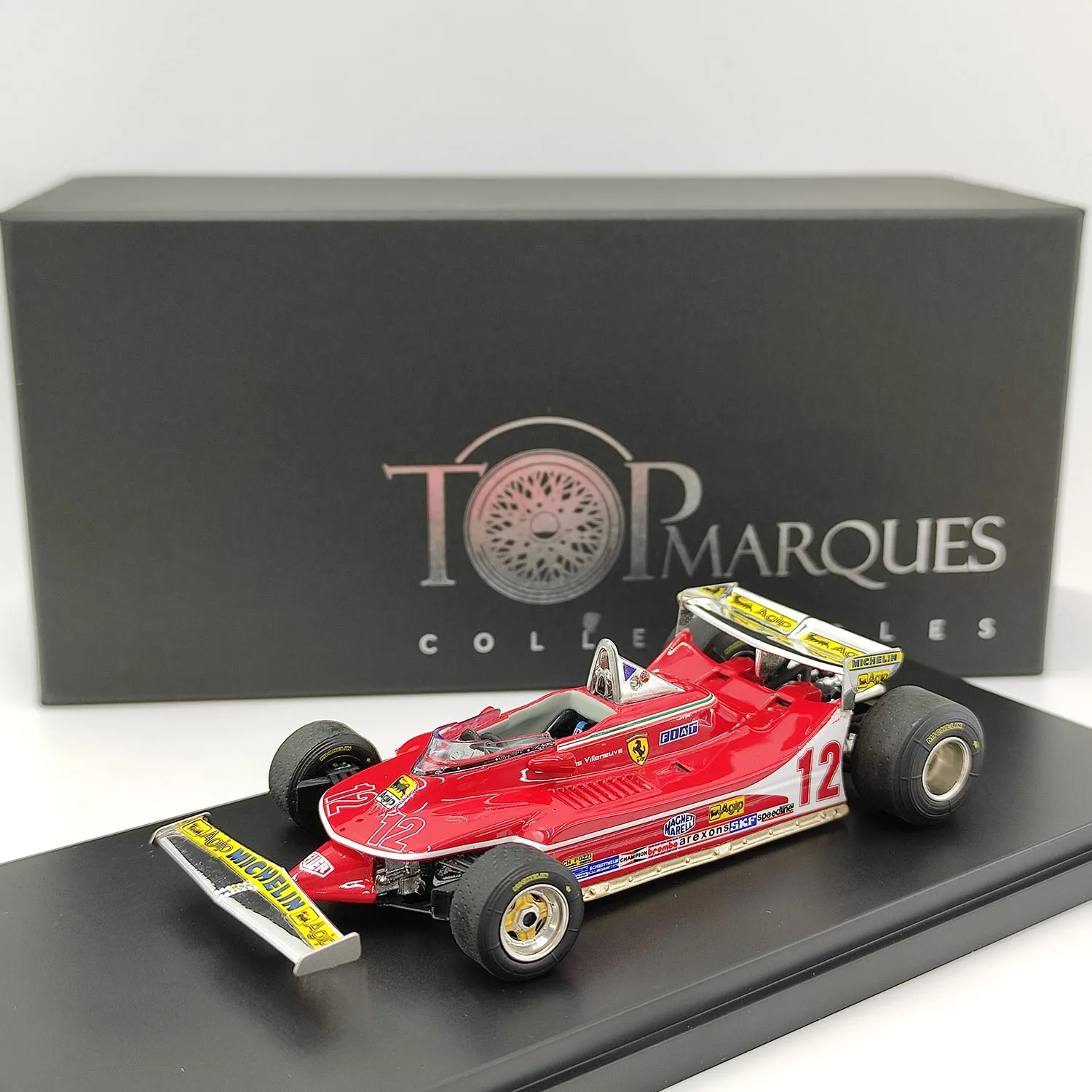 1/43 مقياس فيراري 312T4 موناكو 1979 TMK241 # 12 نموذج سيارة من الراتنج