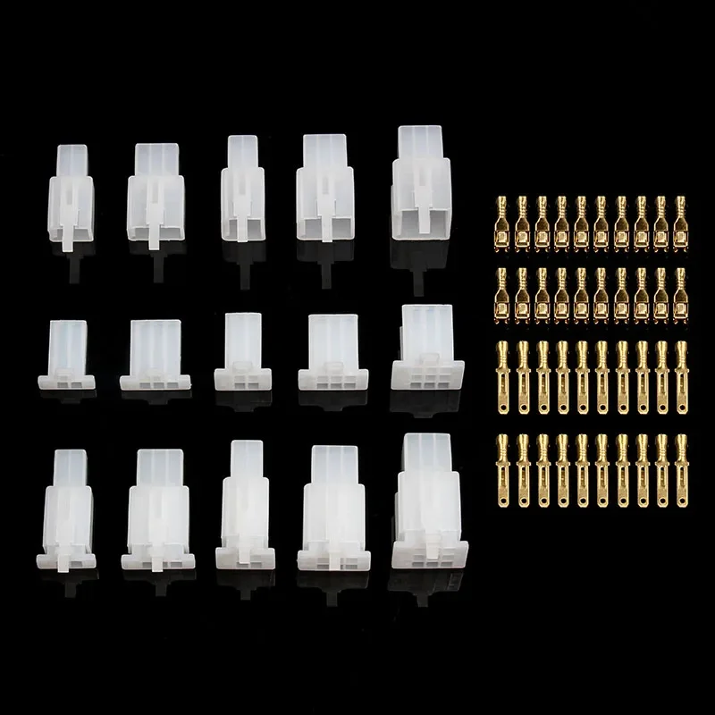 1200/580/200PCS Car Motorcycle Electrical 2 3 4 6 9Pin Male Female Terminal Automotive 2.8 plug Kit Boat Wire Connector Terminal