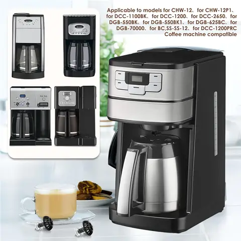 【가격 인하!】Cuisinart 기계용 스프링이 포함된 커피 메이커 브루 바구니 바닥 스토퍼 교체 4개-교체 부품