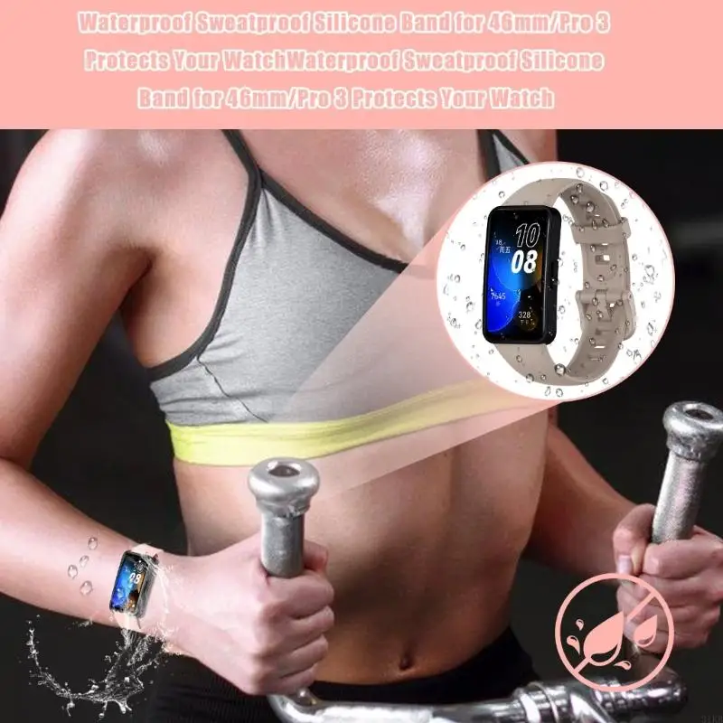 31kb Reloj Correa silicona cómoda y Correa adecuada para Band8/9