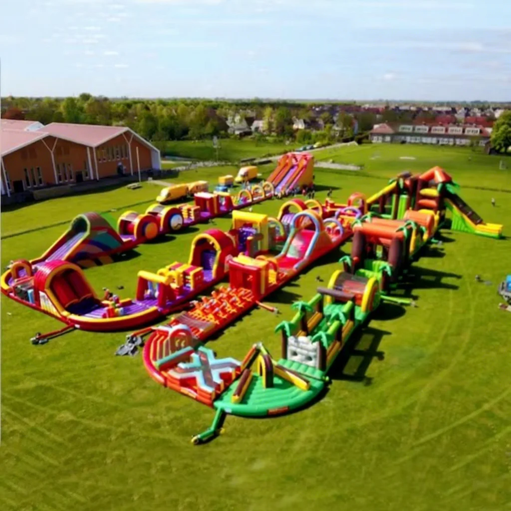 Inflatable Obstacle Course Inflatable Sports Challenge Game Juegos Carnival Games Jumping Castle Party Rentals